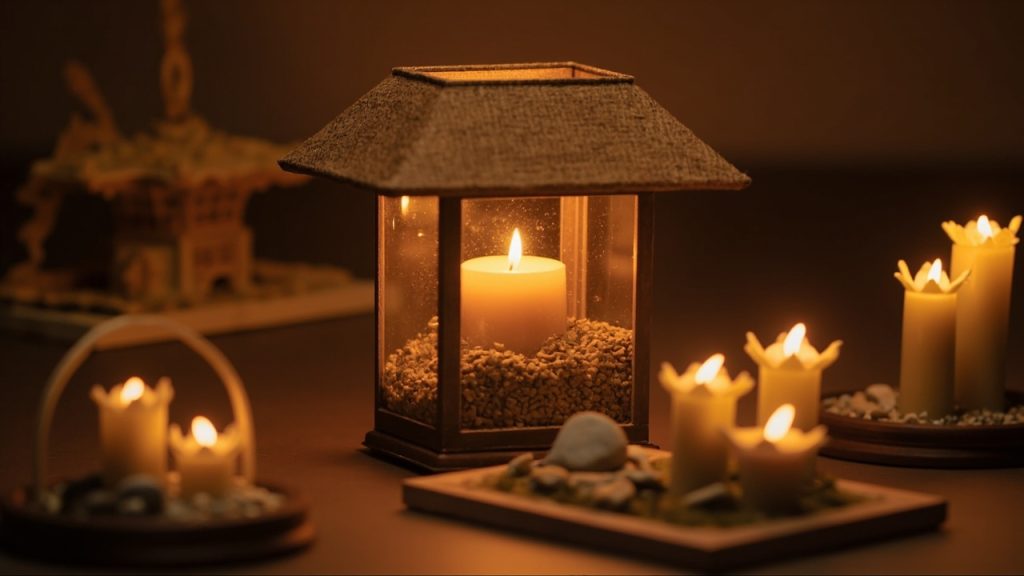 lanterne déco: 3 idées pour une mini scénographie lumineuse