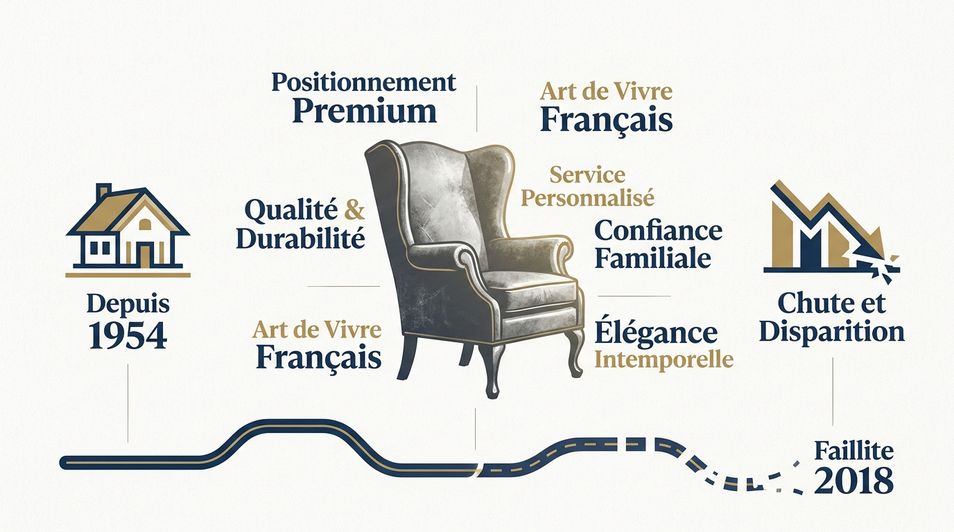 Ancien magasin Maison Éthier illustrant la fin d'une époque pour le mobilier québécois