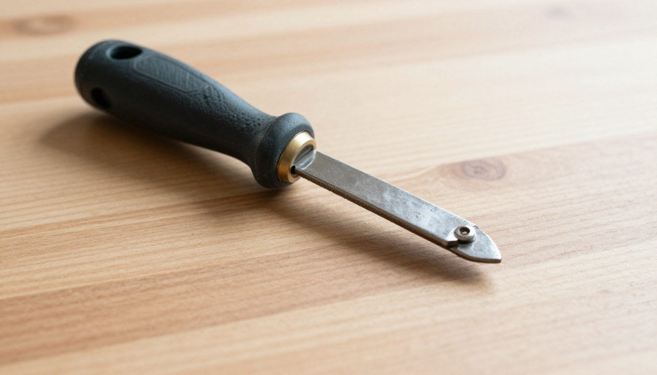Arsenal d'outils mécaniques pour gratter les surplus sans rayer