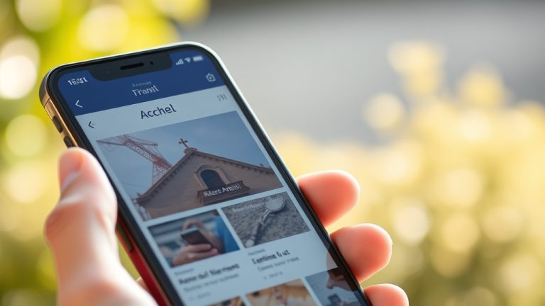 interface de l application acheel france sur smart