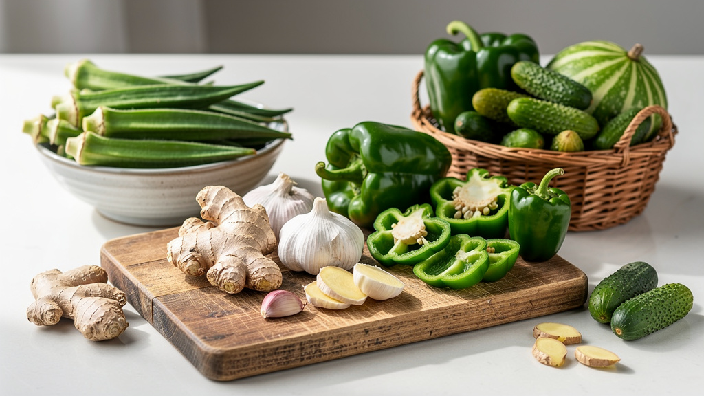Les légumes commençant par la lettre G