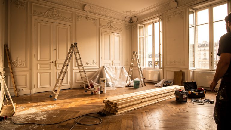 Renovation d un appartement ancien avant mise en location