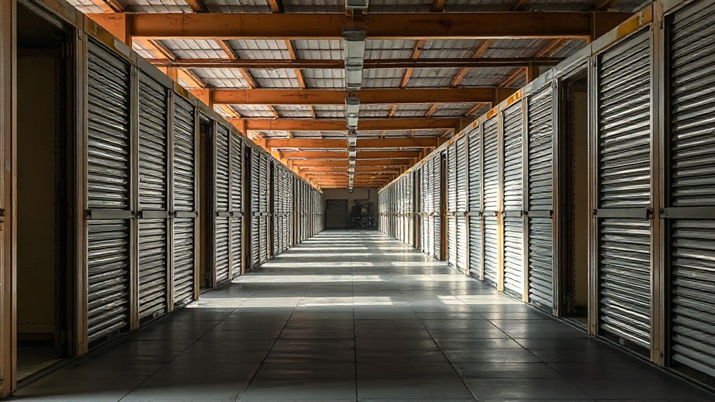 all es de boxes dans un centre de garde meubles en