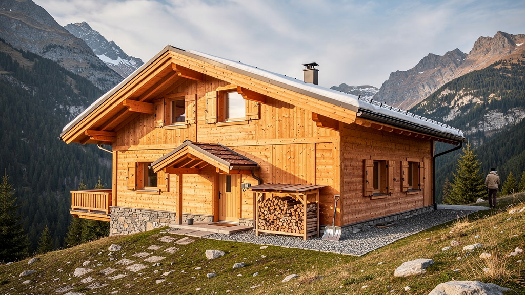 Maison bois en montagne : choisir selon le climat montagnard