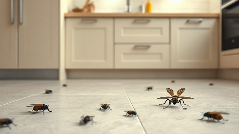 piege a insectes en carton pose au sol contre une