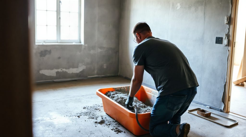 Quelle surface avec 25 kg de mortier : le calcul complet selon l&rsquo;usage