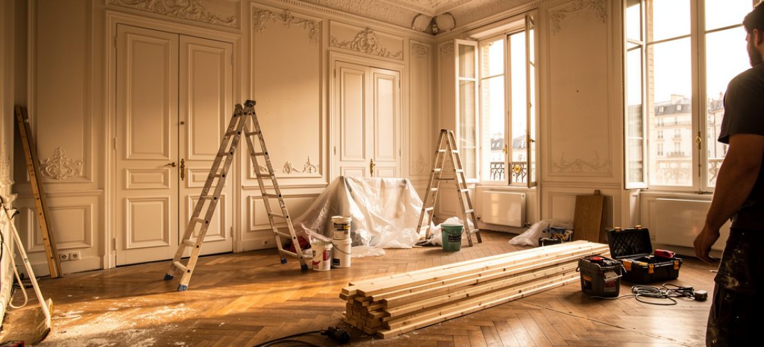Renovation d un appartement ancien avant mise en location
