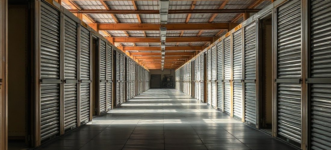 all es de boxes dans un centre de garde meubles en