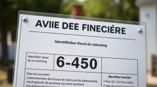 avis de taxe fonci re avec identifiant fiscal du l