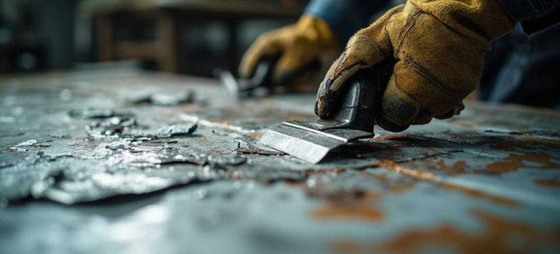 décaper la peinture sur métal: techniques efficaces