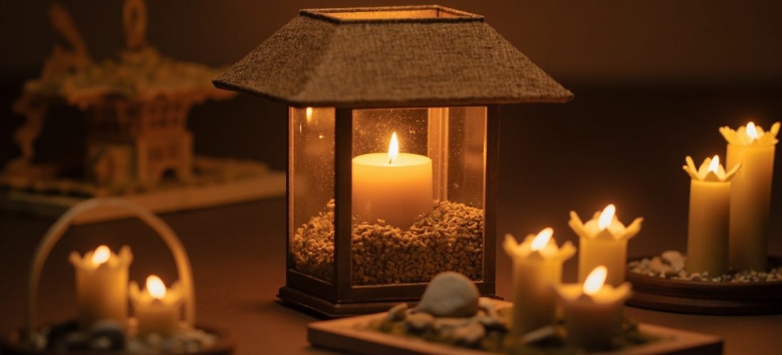 lanterne déco: 3 idées pour une mini scénographie lumineuse