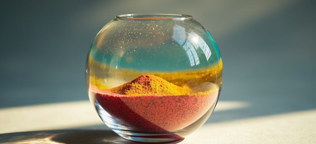 sable coloré pour vase : créez un décor graphique durable