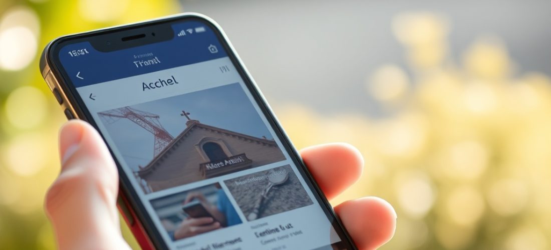 interface de l application acheel france sur smart