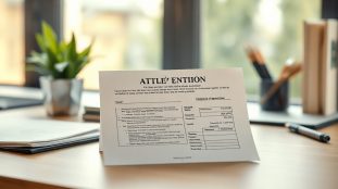 mod le d attestation de loyer pos sur un bureau