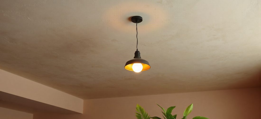 Pose de suspentes sur plafond béton