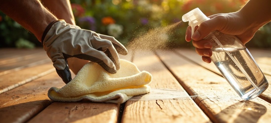 terrasse en bois : entretien doux qui préserve le bois