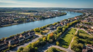 vue a rienne des bords de marne nogent sur marne