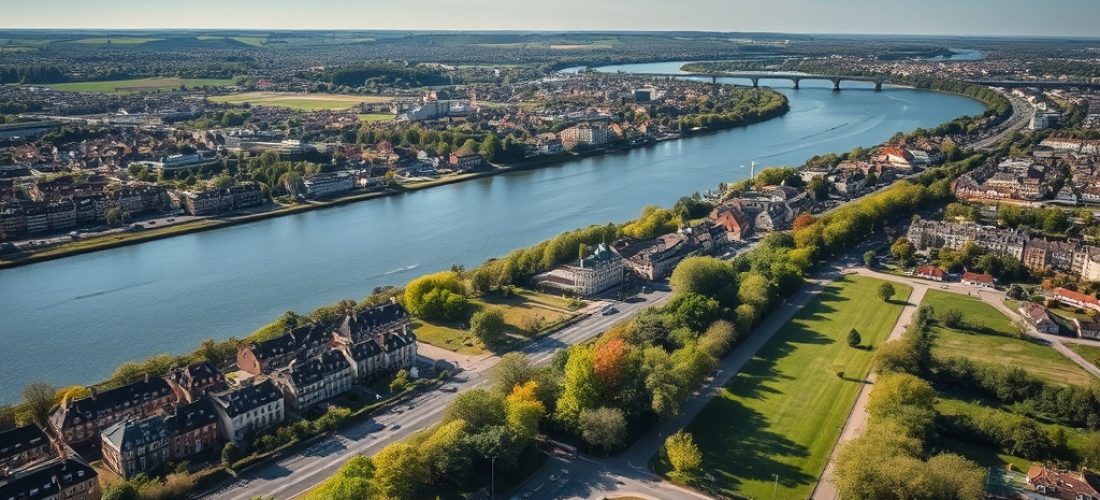 vue a rienne des bords de marne nogent sur marne
